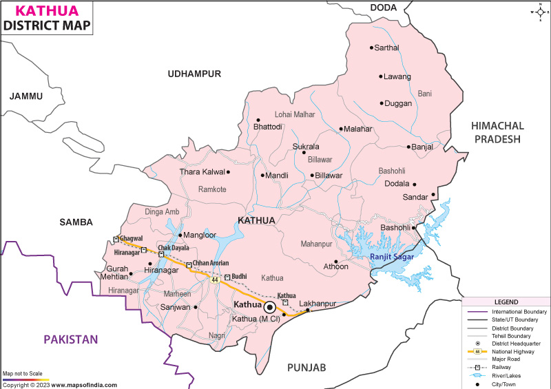 District Map of Kathua