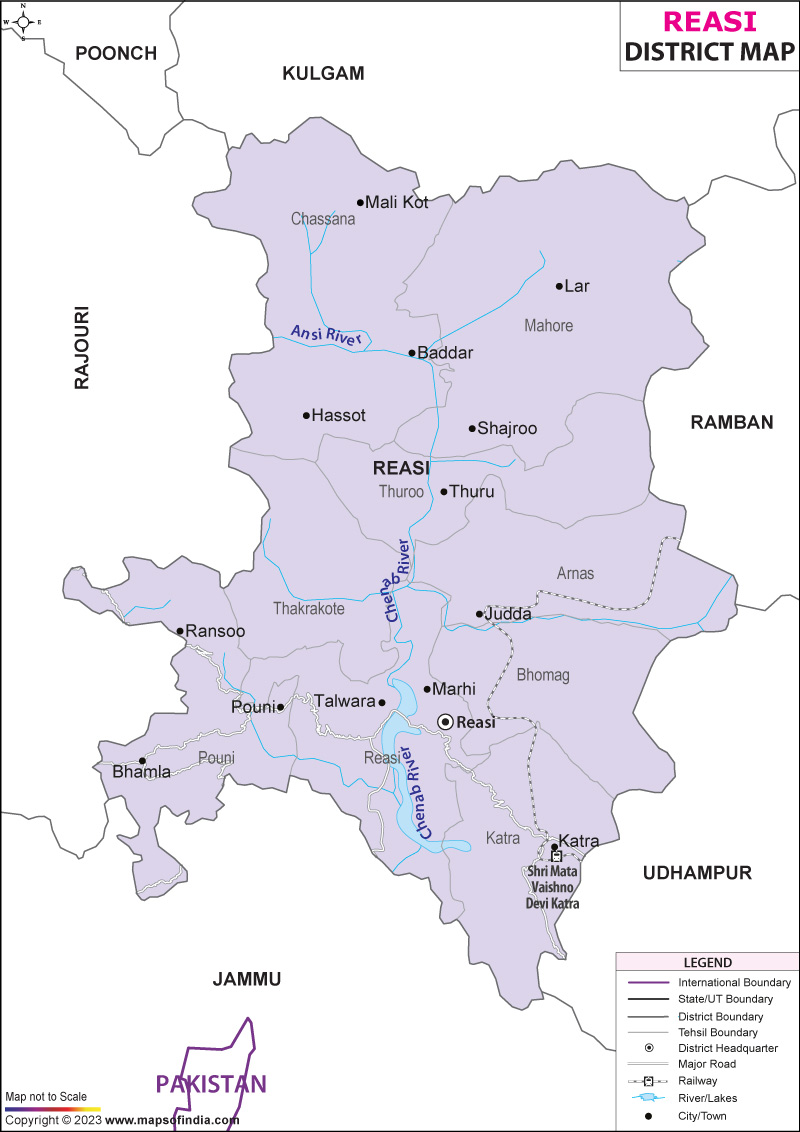 District Map of Reasi