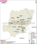 Kupwara District Map