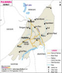 Pulwama District Map