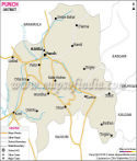 Poonch District Map