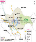 Srinagar District Map