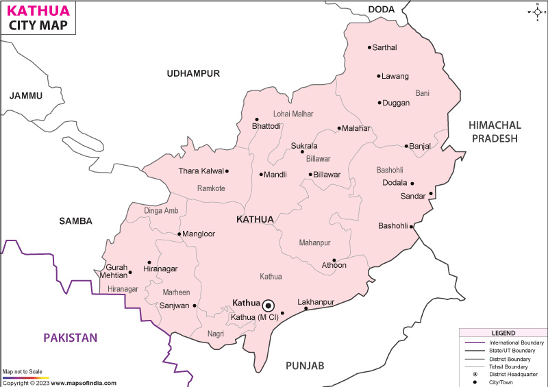 City Map of Kathua