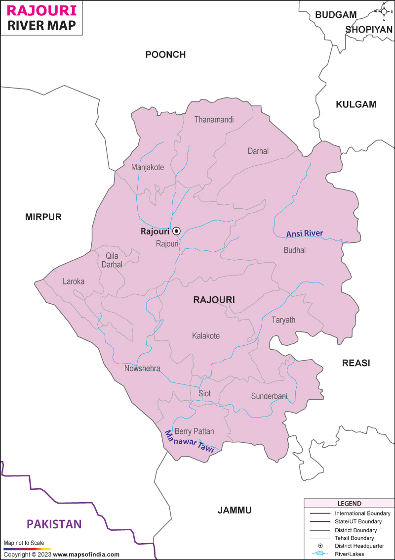 River Map of Rajouri