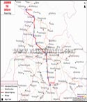 Jammu Delhi Route Map 