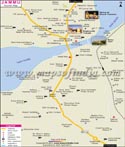 Jammu Tourist Map 