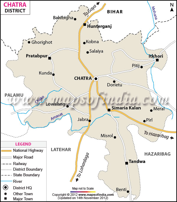 District Map of Chatra