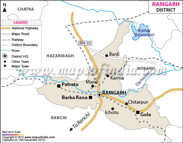 District Map of Ramgarh 