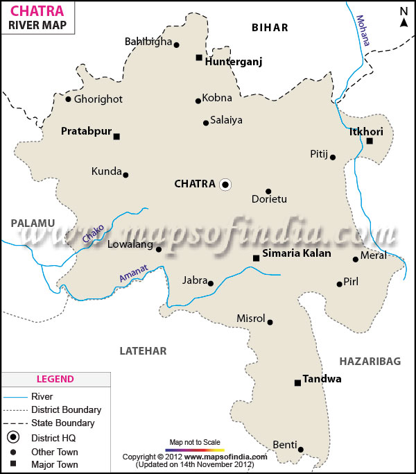  River Map of Chatra