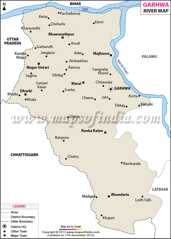  River Map of Garhwa