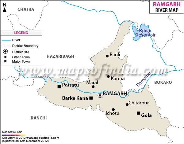  River Map of Ramgarh 