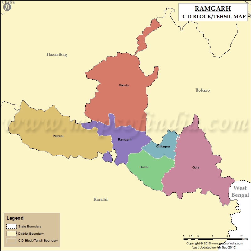Tehsil Map of Ramgarh