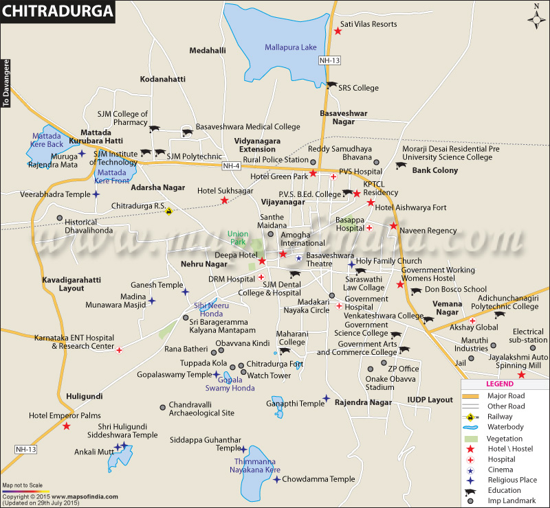 City Map of Chitradurga