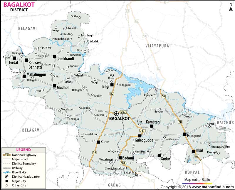 District Map of Bagalkot