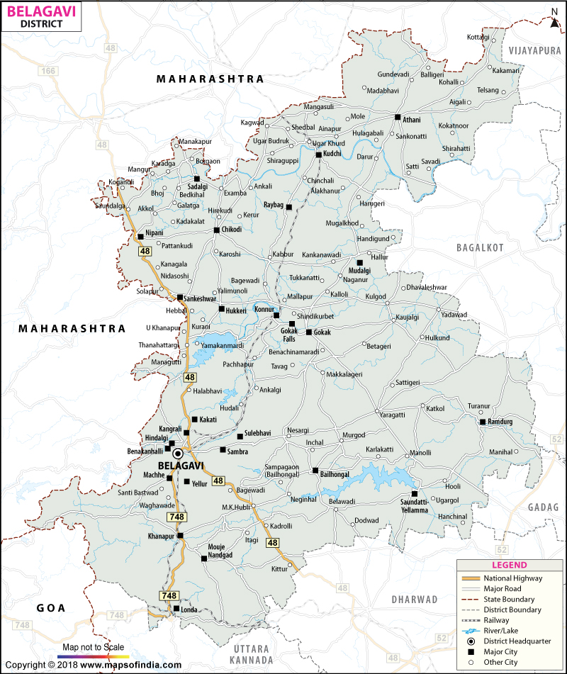 District Map of Belgaum