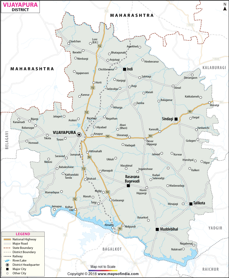 District Map of Bijapur