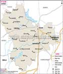 Mysore District Map
