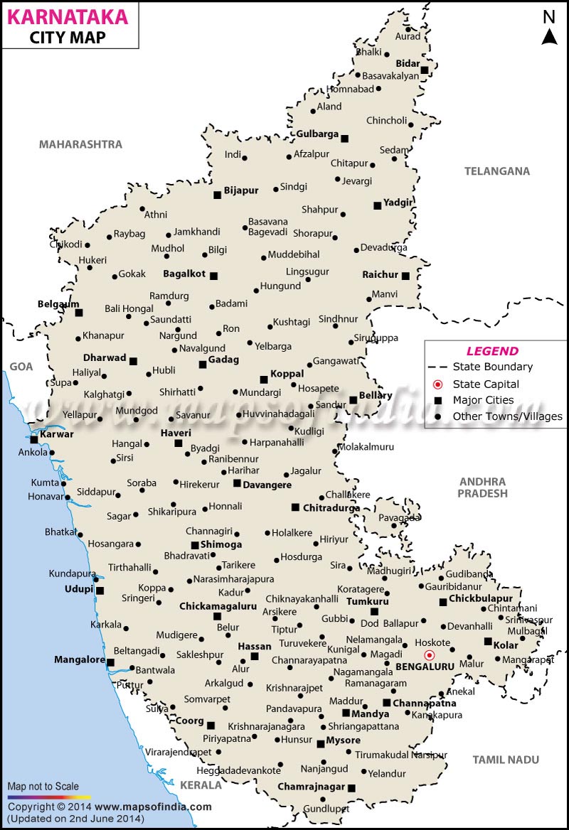 Cities in Karnataka