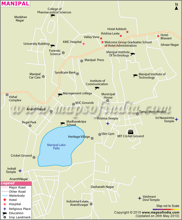 Manipal City Map