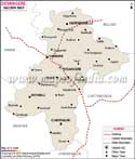 Davangere Railway Map