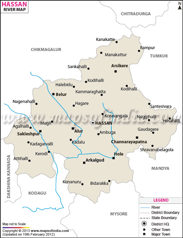 River Map of Hassan