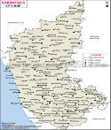 Karnataka City Map