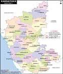 Karnataka District Map