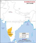 Karnataka Location Map
