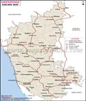 Karnataka Rail Network Map