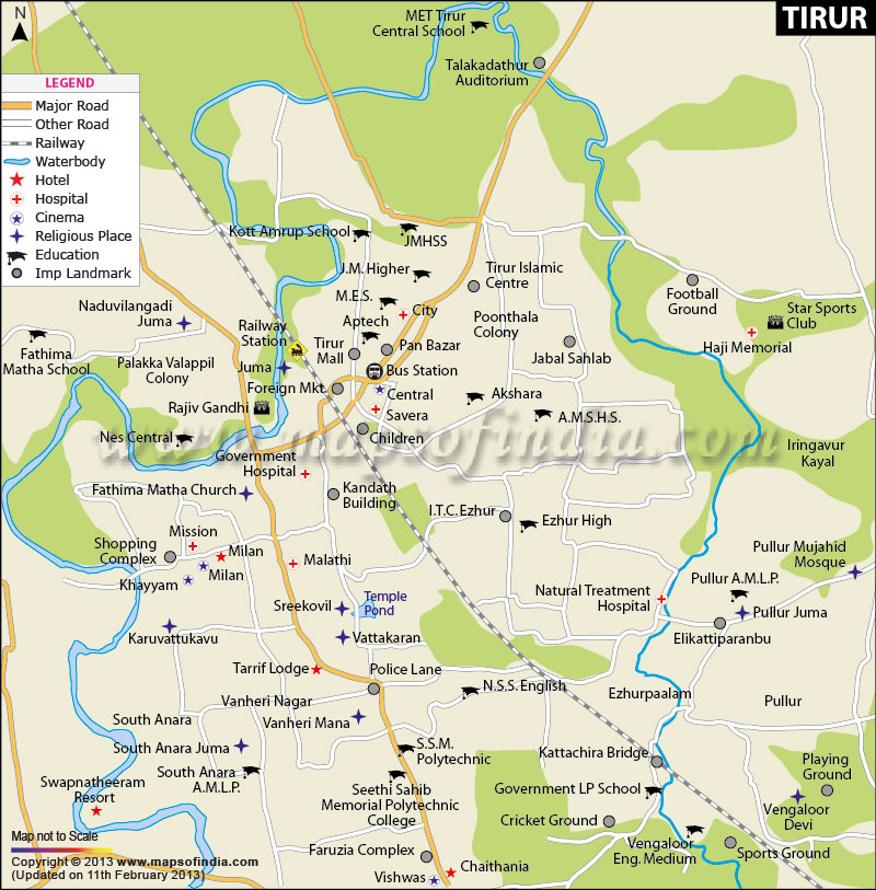 Tirur Location Map