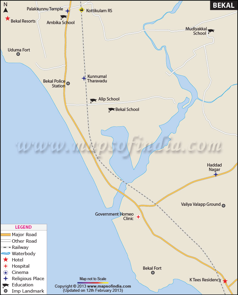 City Map of Bekal