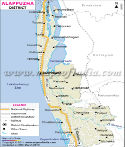 Alappuzha District Map