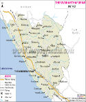 Thiruvananthapuram District Map