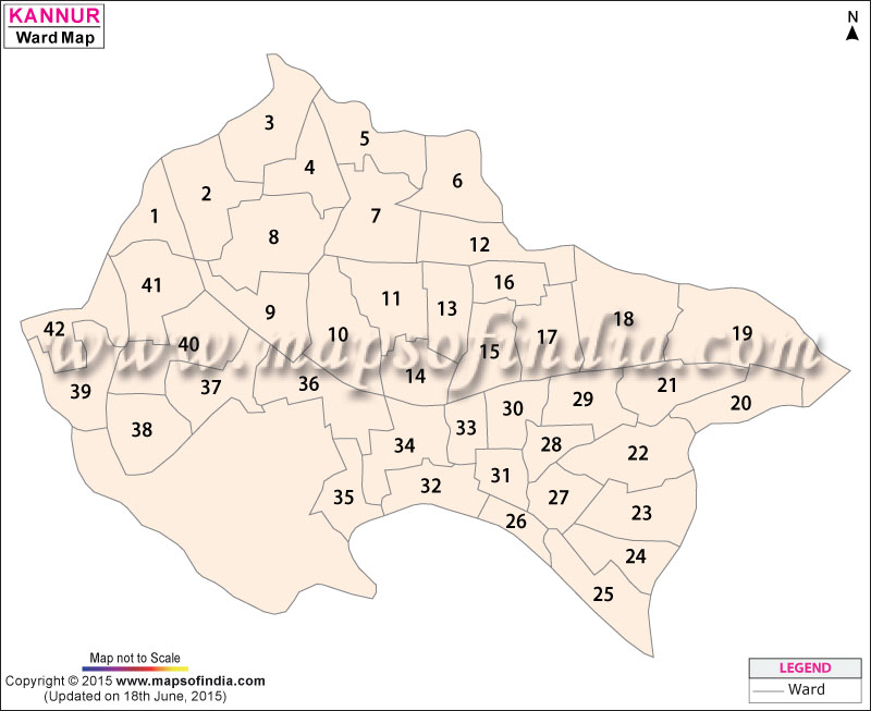 Kannur Ward Map