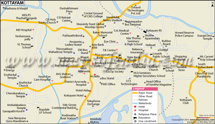Kottayam City Map