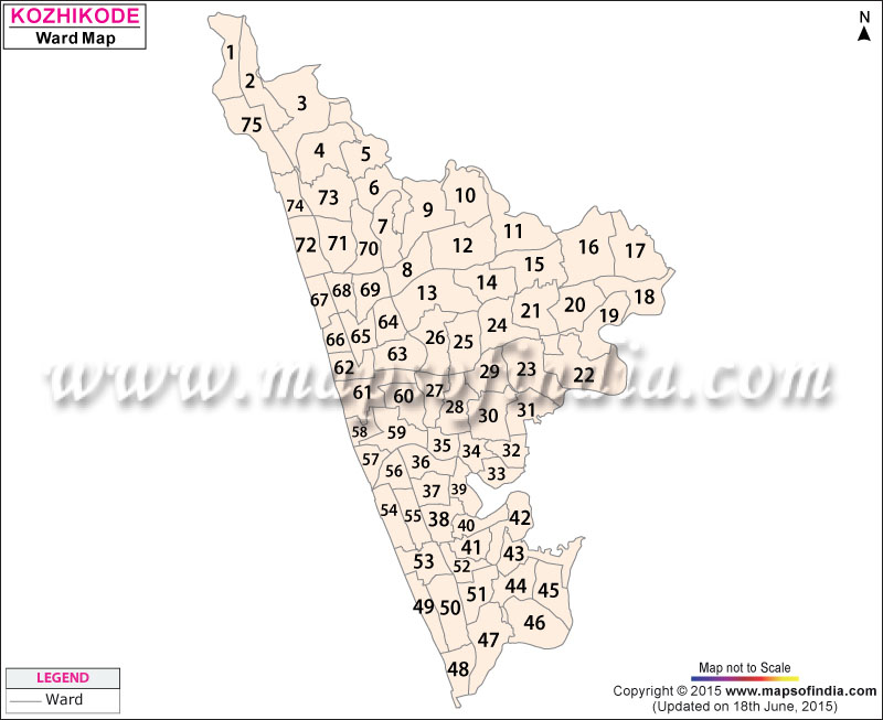 Kozhikode Ward Map