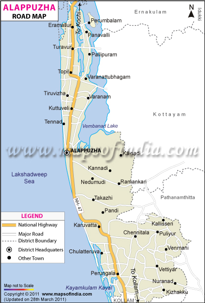 Chennai To Wayanad Car Route Map Alappuzha Road Map