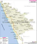 Kasargod Road Map