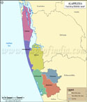 Alappuzha Tehsil Map