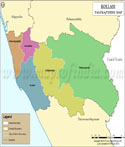 Kollam Tehsil Map
