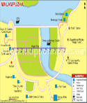 Malampuzha City Map