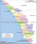Kerala Map | Map of Kerala - State, Districts Information and Facts