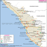 Kerala Travel Map