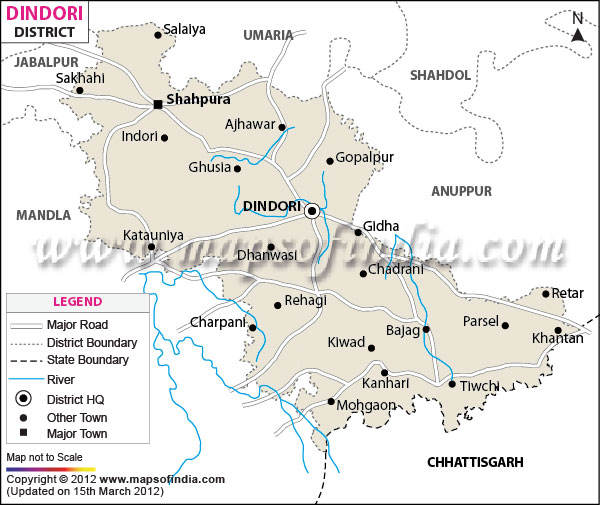 District Map of Dindori