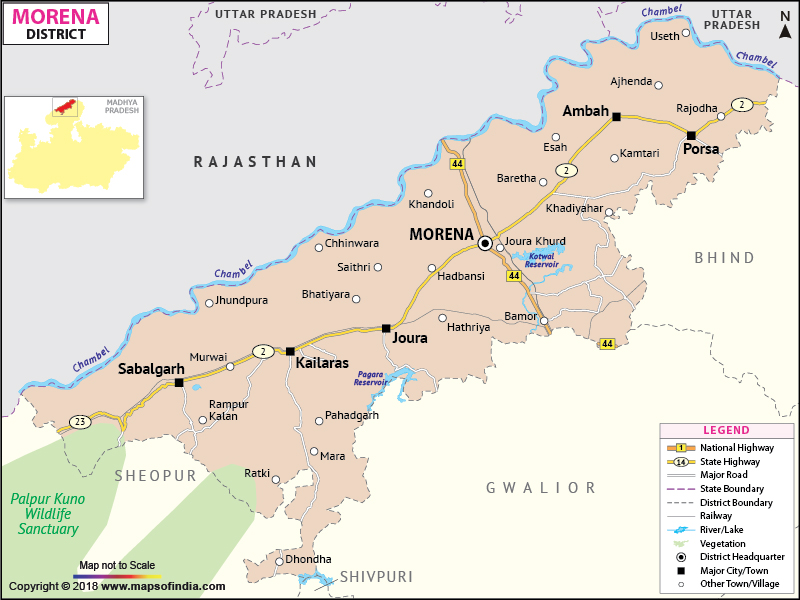 Image result for morena district village map