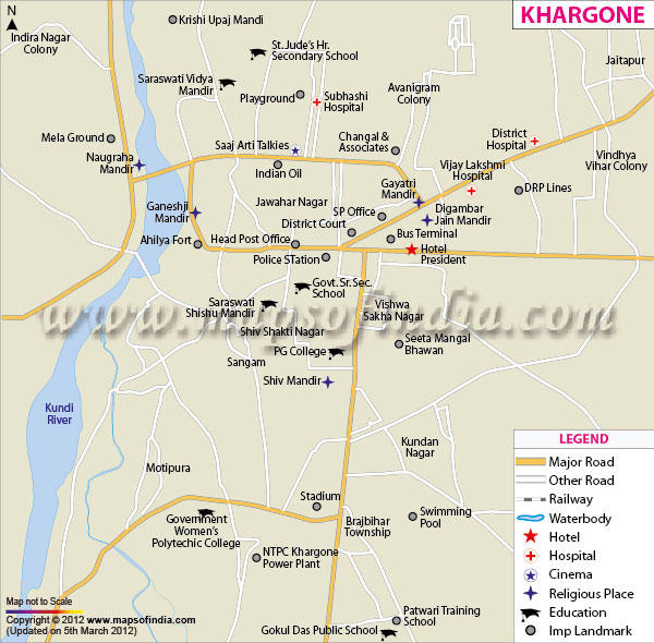 City Map of Khargone