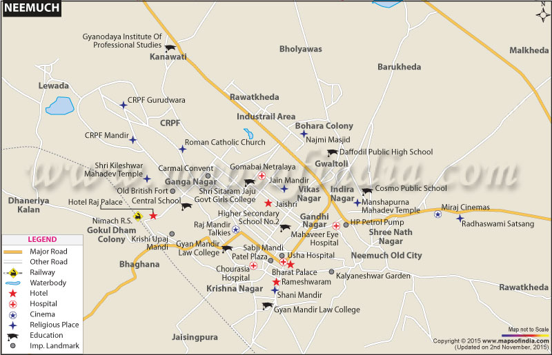 City Map of Neemuch