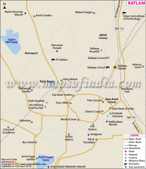 City Map of Ratlam