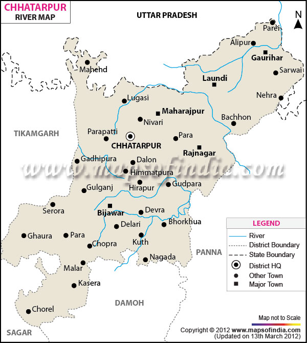 River Map of Chhindwara