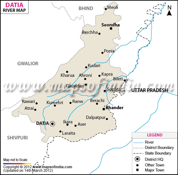 River Map of Datia